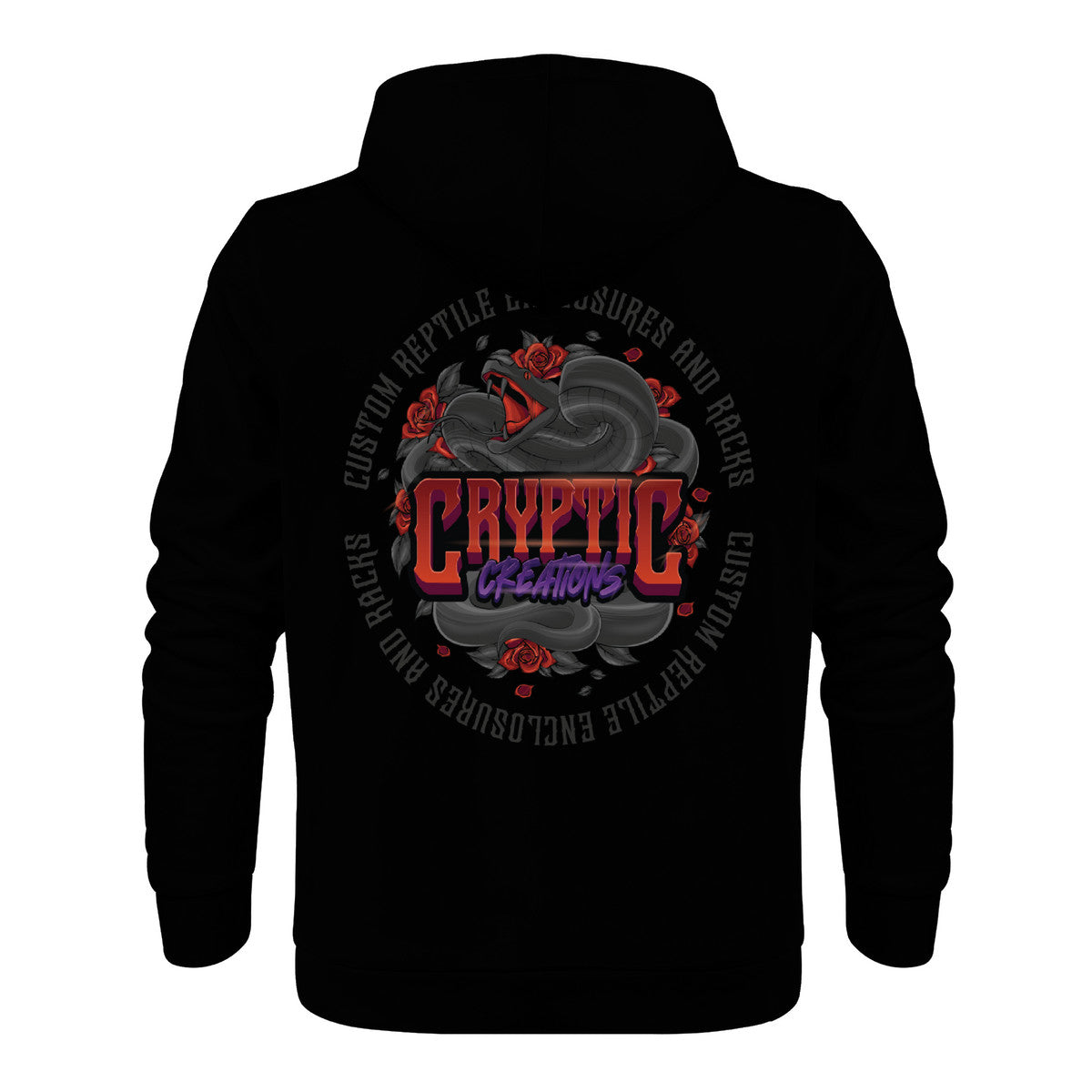 D58 Men's All Over Print Zip Hoodie