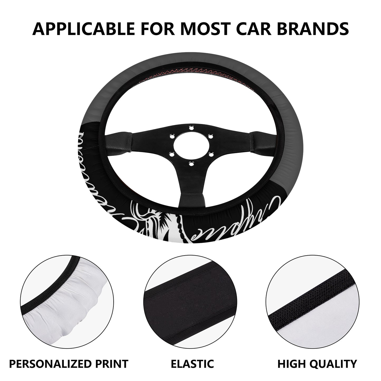 Cryptic Car Steering Wheel Cover