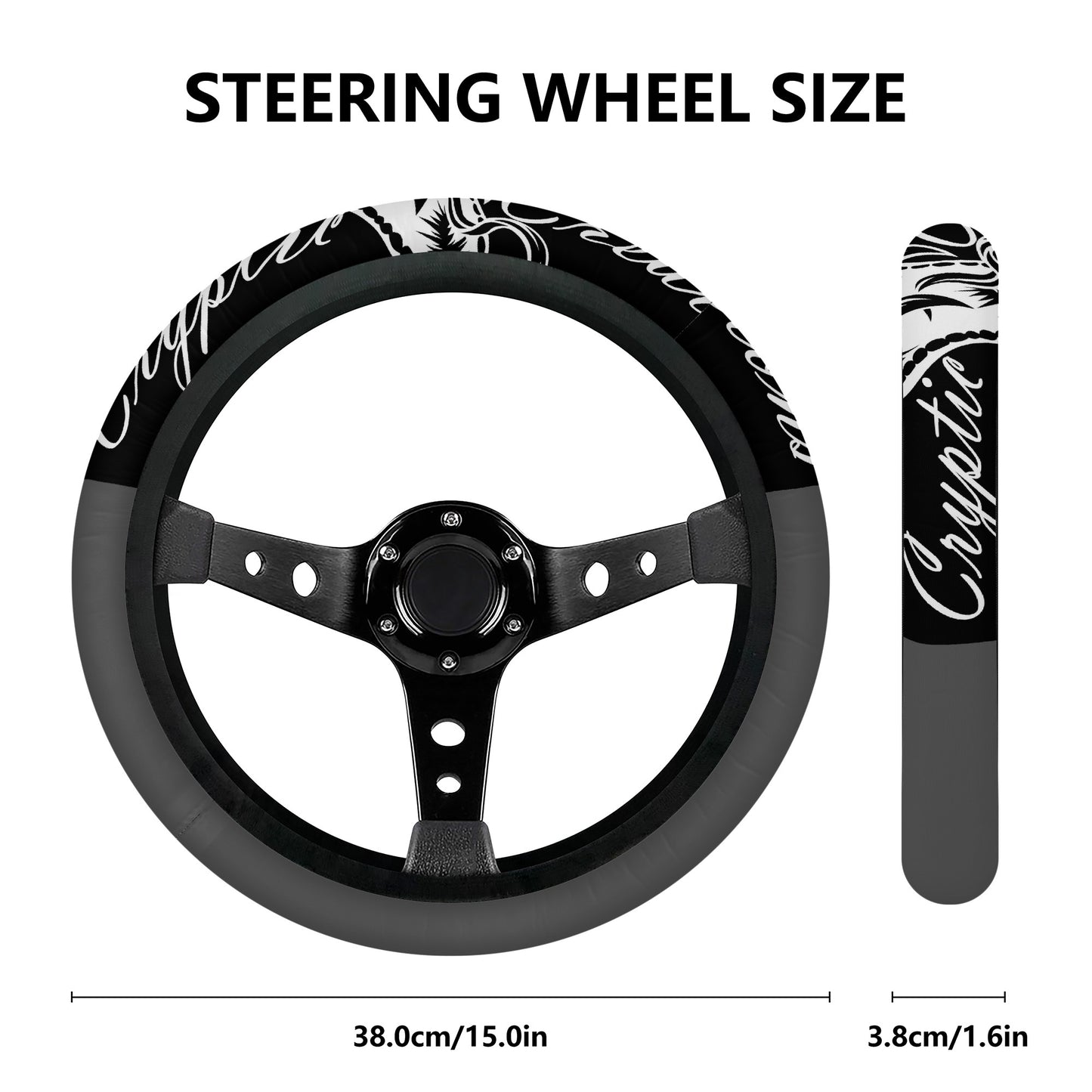 Cryptic Car Steering Wheel Cover