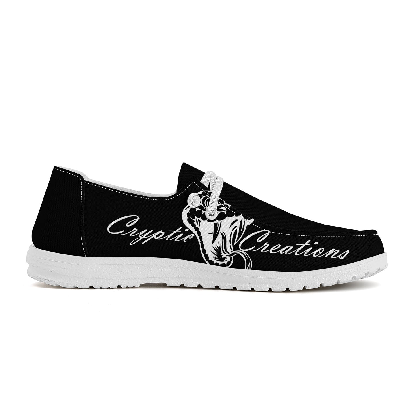 Cryptic Varanus Salvadorii Canvas Loafers Slip On