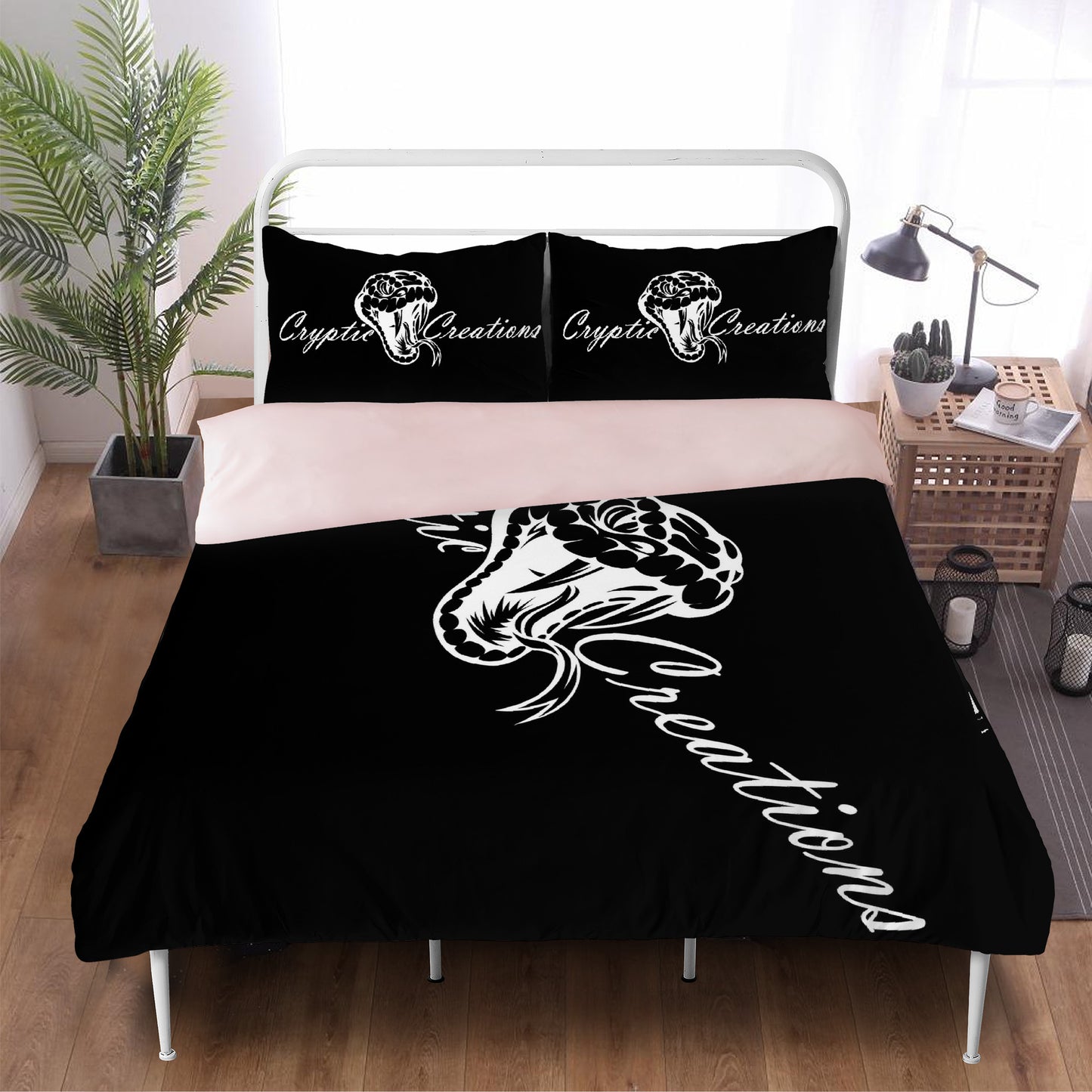 Cryptic Black Bedding