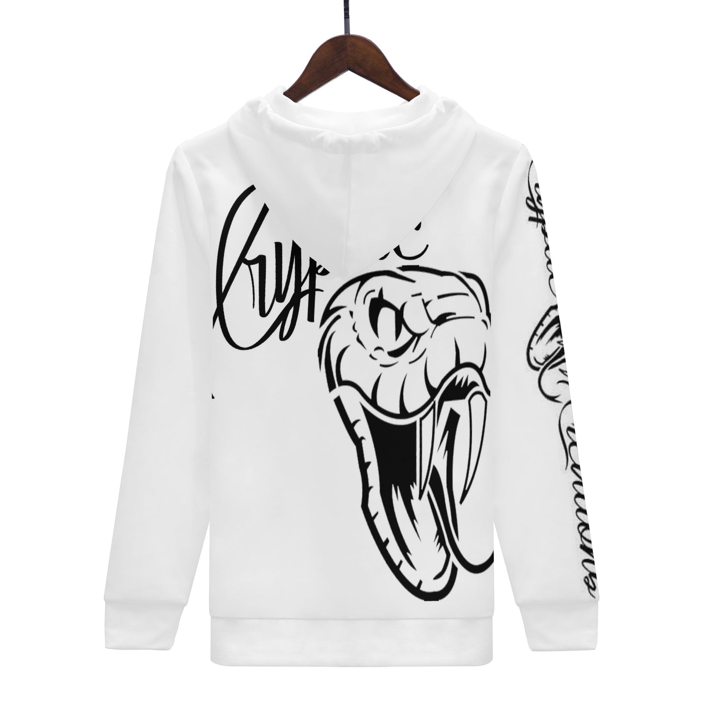 Men's All Over Print Zip Hoodie