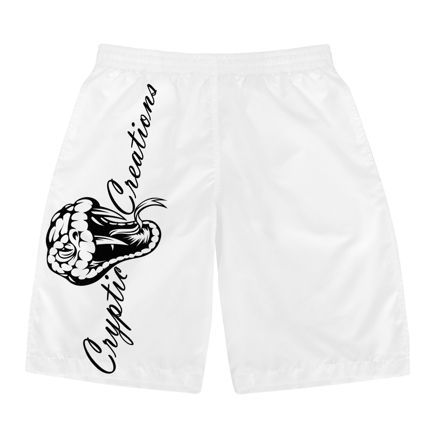Men's All Over Print Board Shorts, White