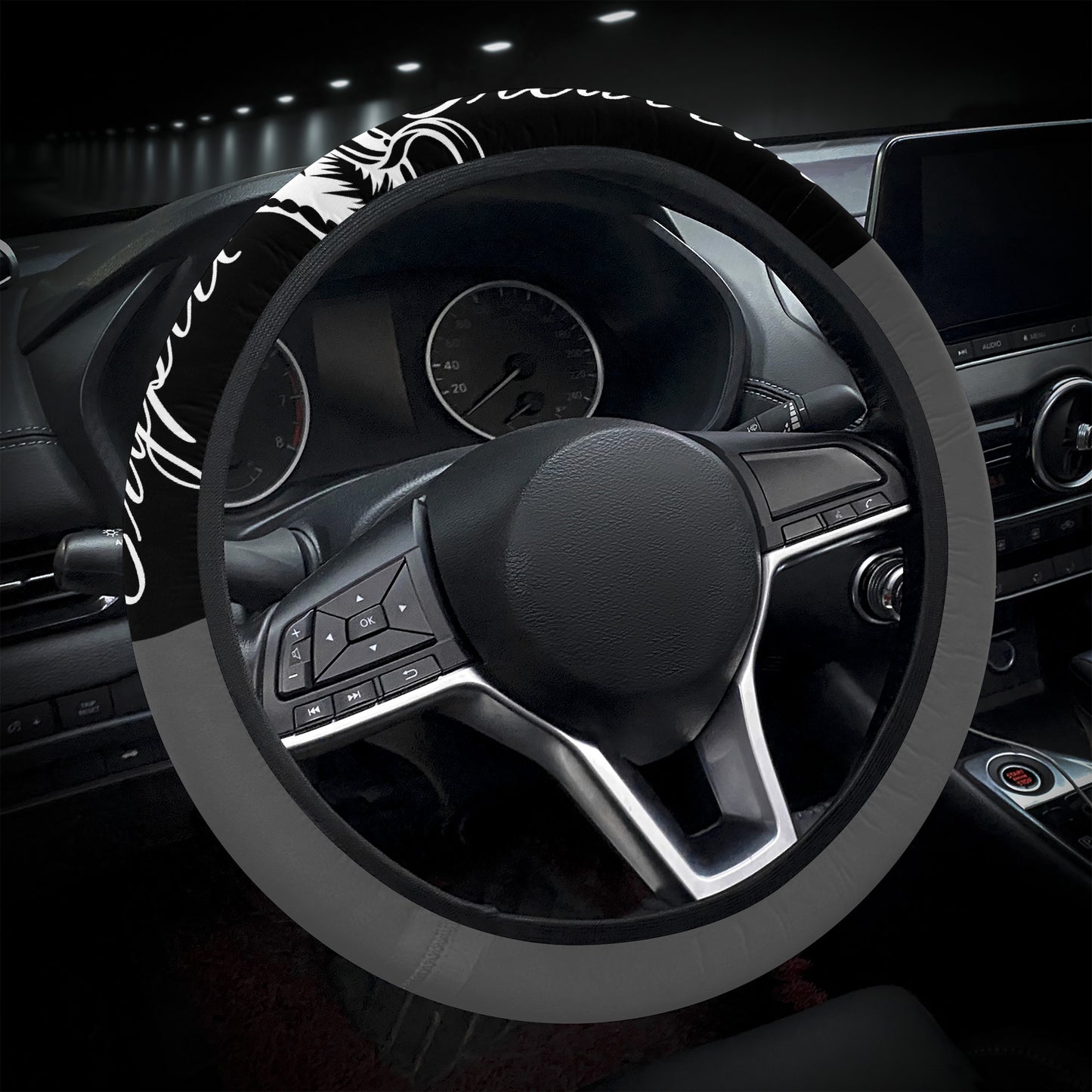 Cryptic Car Steering Wheel Cover