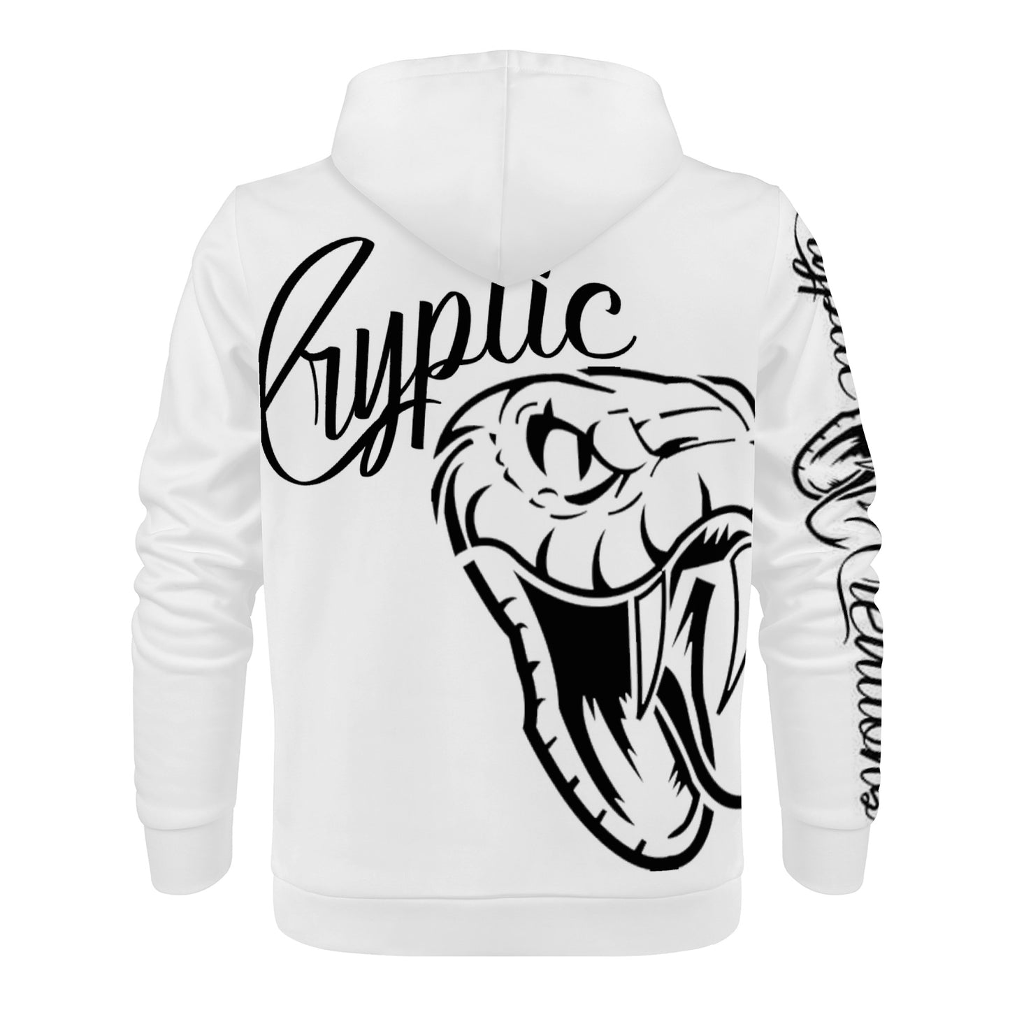 Men's All Over Print Zip Hoodie