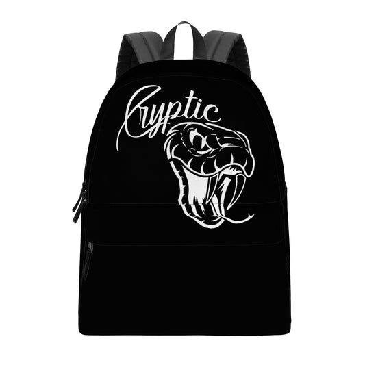 Cryptic Canvas Backpack, Black