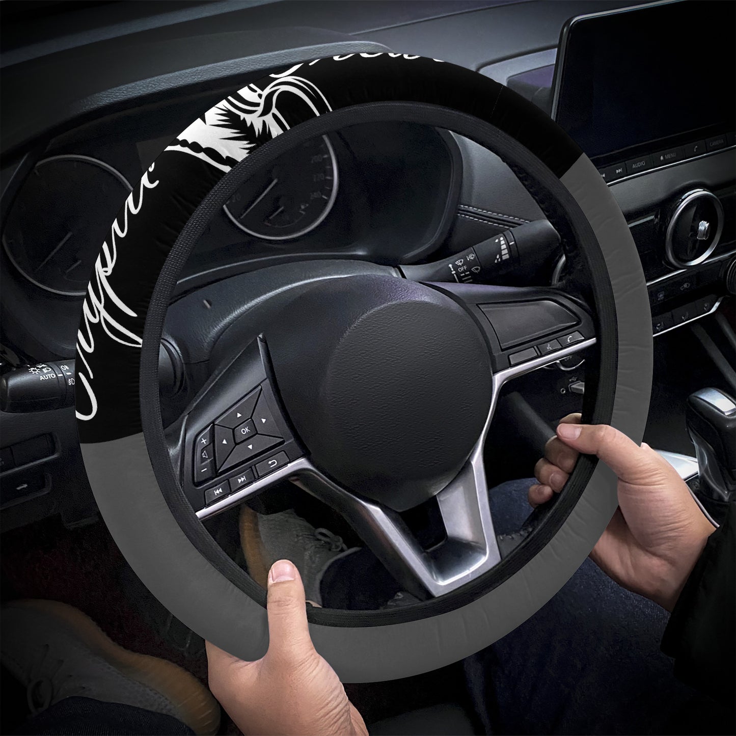 Cryptic Car Steering Wheel Cover