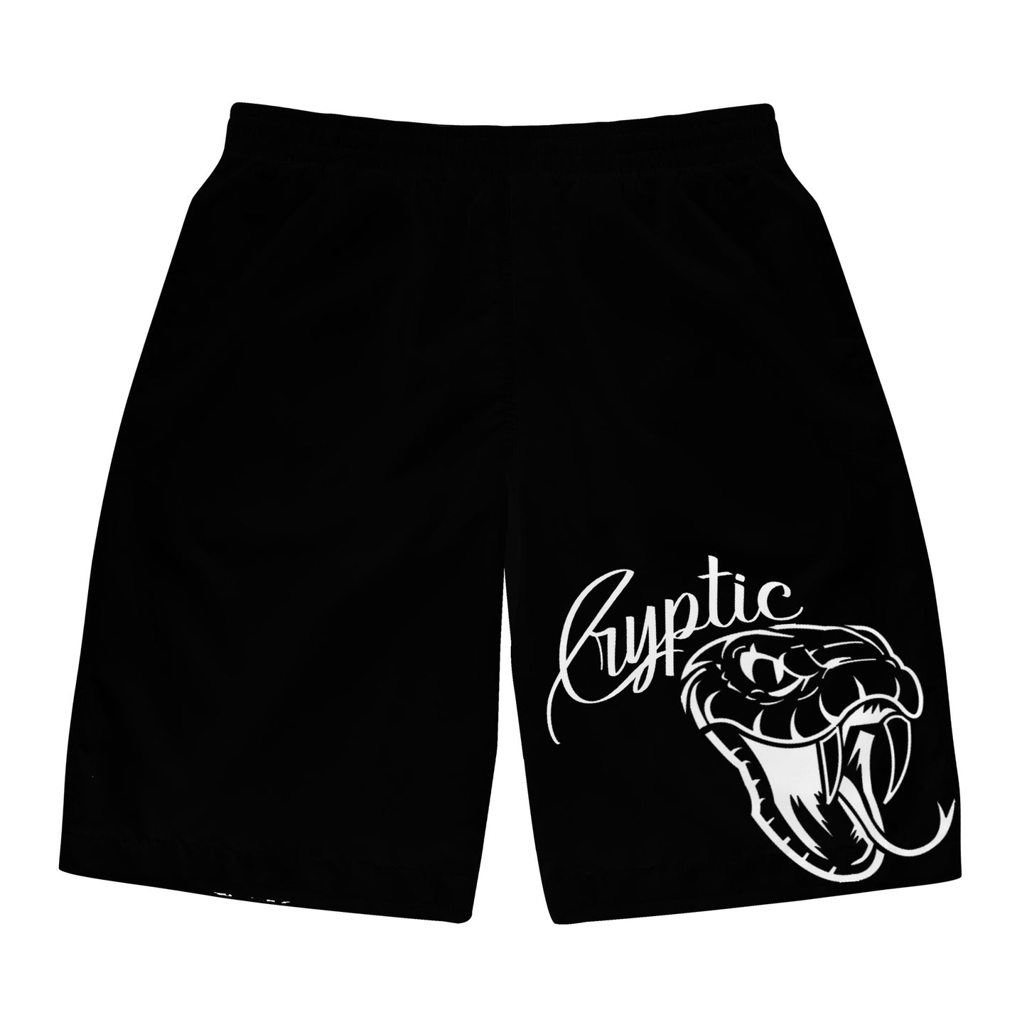 Men's All Over Print Board Shorts, Black