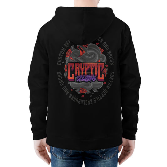 D58 Men's All Over Print Zip Hoodie